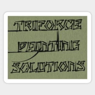 Triforce Painting Solutions Sticker